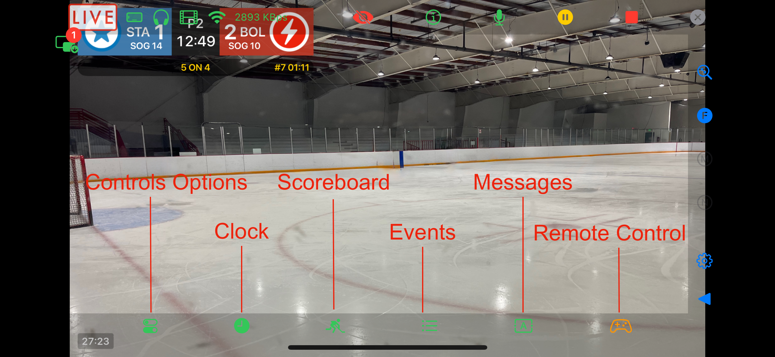 Quick Control Bar