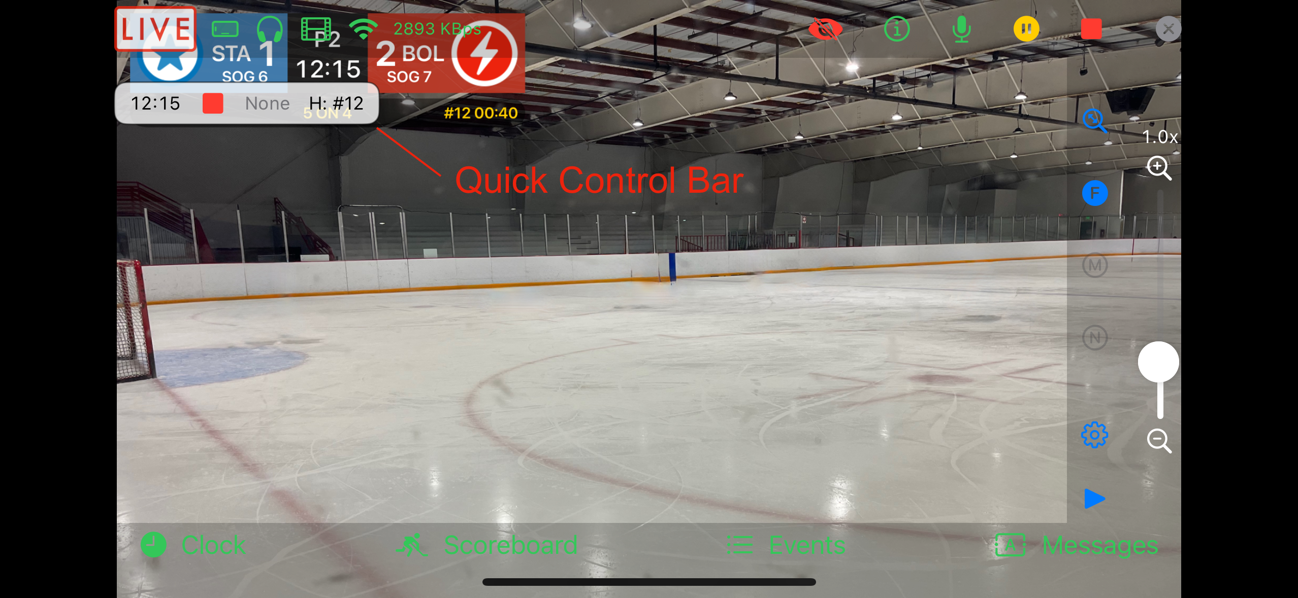 Quick Control Bar