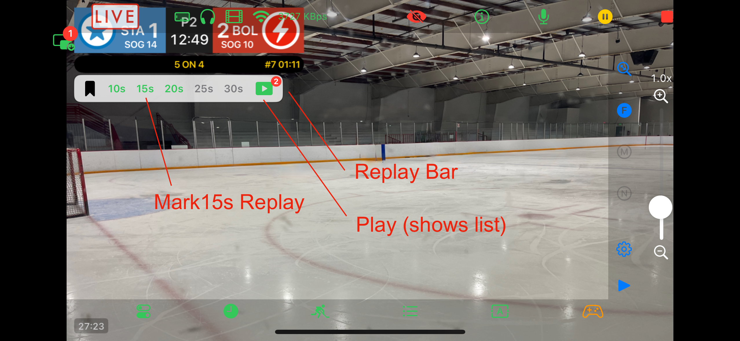 Replay Bar